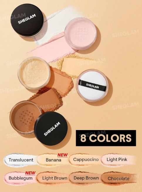 SHEGLAM Baked Glow – Cappuccino Oil-Control Natural Glow